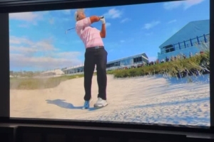 線上線下愛不釋手！詹姆斯曬自己玩高爾夫大師賽游戲畫面