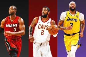 美媒發(fā)問：勒布朗生涯的最佳搭檔 是韋德、歐文還是濃眉？