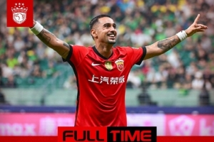 中超聯賽第25輪，北京國安2-3上海海港