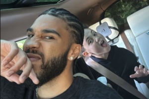 今天當奶爸！塔圖姆曬父子自拍 和小Deuce一起擺鬼臉