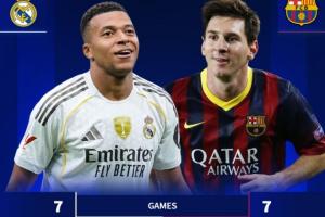 姆巴佩與梅羅最佳賽季開局對比：7場9球1助 7場9球7助 7場8球1助