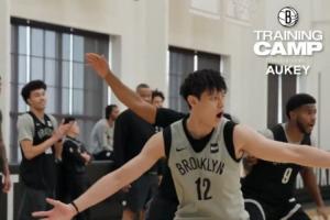 加油沖~籃網曬球隊訓練營片段 曾凡博出鏡努力防守