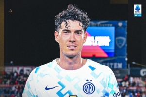 送出1次助攻！巴斯托尼當選國米2-0卡利亞里的全場最佳球員