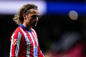 格列茲曼打破自今年2月的西甲進球荒，生涯馬德里德比打進10球