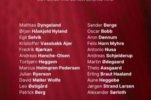 挪威新一期大名單：哈蘭德、厄德高領(lǐng)銜，索爾洛特、拉爾森入選