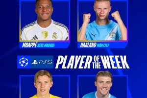歐冠本周最佳球員候選：姆巴佩、哈蘭德、海于格、霍伊倫