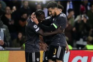 卡拉巴赫：??！歐冠2輪后前6名保持全勝，前5名五大聯賽各占1支