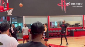 活久見！杜蘭特在火箭訓練中兩次罰球失手 曾連續(xù)3個賽季罰籃90%+