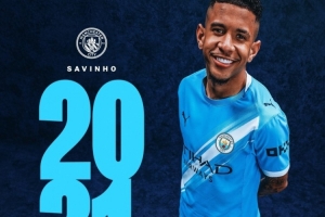 薩維尼奧：很高興能和世界最佳俱樂部曼城續(xù)約，希望贏得更多獎杯