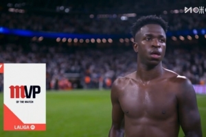 雙響建功！維尼修斯當選皇馬3-1黃潛全場最佳球員