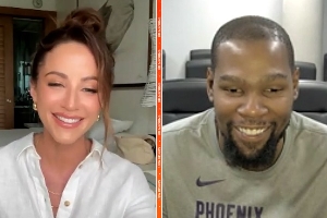 美女主持曬KD首秀數據！美網友：小帥別重色輕球！Shams要割腕了