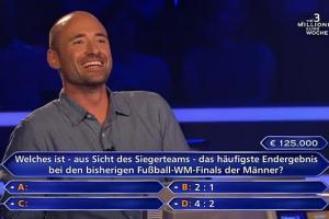 吧友能答對嗎？德國男子答錯世界杯決賽比分，痛失百萬元獎金??
