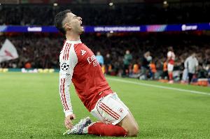 馬丁內利：我的目標是幫助槍手取得勝利，同時也為國家隊做出貢獻