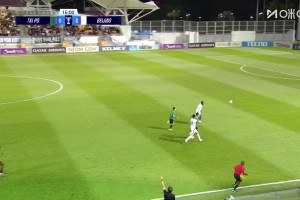 恩加德烏護球出底線失誤，倫納搶斷破門！國安0-1大埔